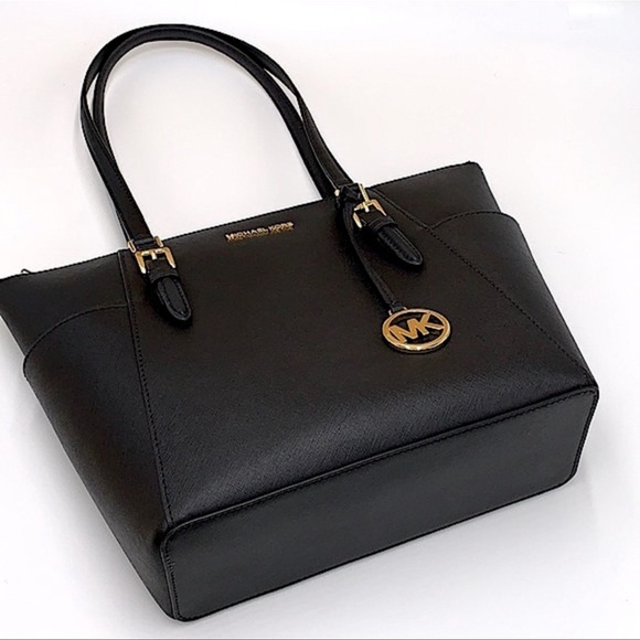 MICHAEL KORS Charlotte Large Leather Top-Zip Tote - Picture 10 of 16